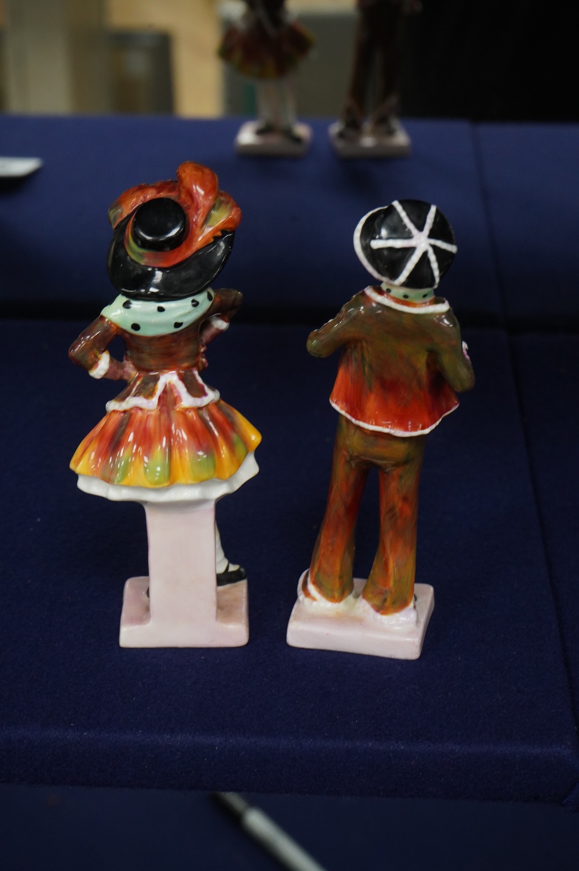 A pair of Royal Doulton figures, Pearly Boy, HN2055, and Pearly Girl, HN2036, 15cm high